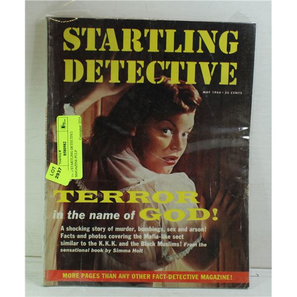 1966 STARTLING DETECTIVE MAGAZINE PULP