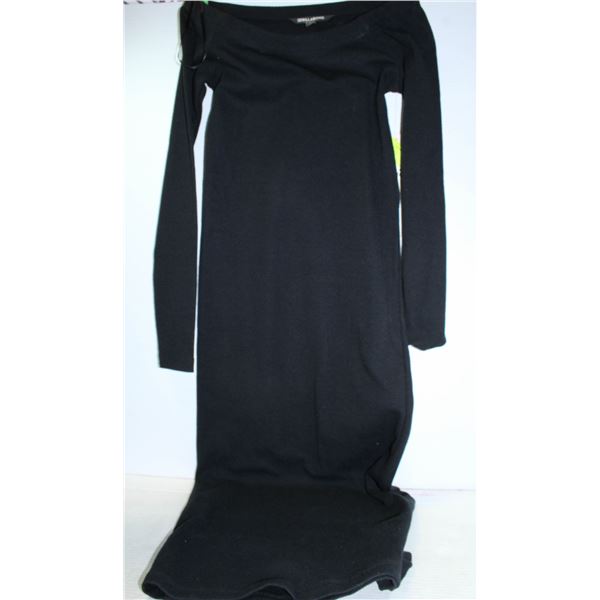 BILLABONG LONG BLACK DRESS, SIZE L