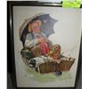 NORMAN ROCKWELL "FISHING" PICTURE IN FRAME