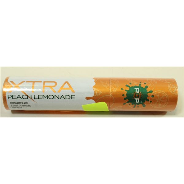 ONE POP XTRA 1000 PUFFS E-CIG 5% PEACH LEMONADE