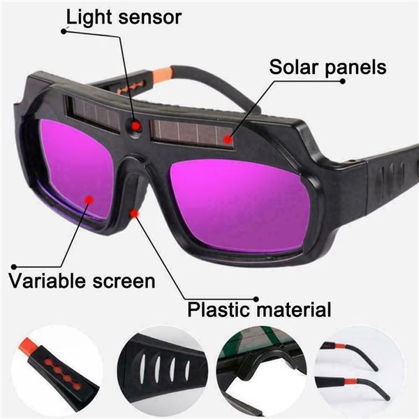 PAIR OF NEW AUTO DARKENING WELDING GLASSES