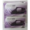 2 NEW PURPLE STEAMPLY TRAVEL STEAMERS