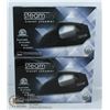 Image 1 : 2 NEW BLACK STEAMPLY TRAVEL STEAMERS