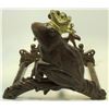 Image 1 : CAST IRON FROG KING WALL MOUNTED HOSE HOLDER 10"