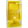 Image 1 : YELLOW LOCKING TABLE DISPLAY TOP LIFTS TO PLACE