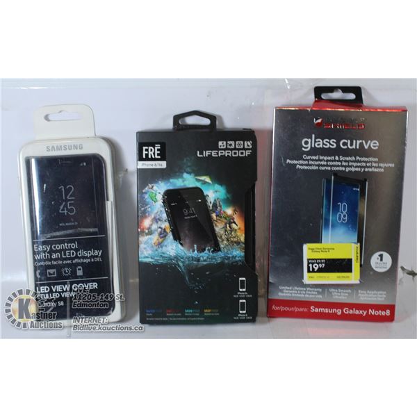 IPHONE LIFEPROOF, SAMSUNG SMART CASE AND MORE