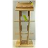 Image 1 : WOOD BIRD SEED FEEDER