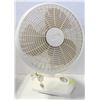 Image 1 : WHITE 18 INCH TABLE FAN - 3 SPEED, OSCILLATING,