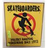 Image 1 : METAL SKATE BOARDING SIGN