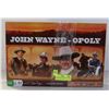 Image 1 : JOHN WAYNE OPOLY WITH PEWTER PIECES COLLECTORS