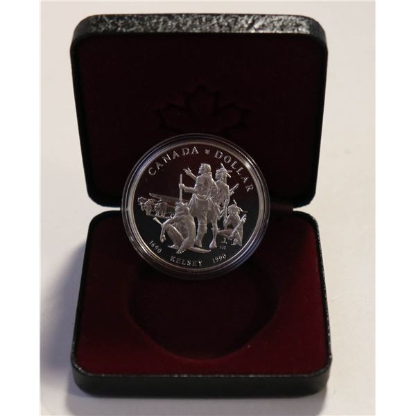 RCM 1990 PROOF SILVER DOLLAR- KELSEY