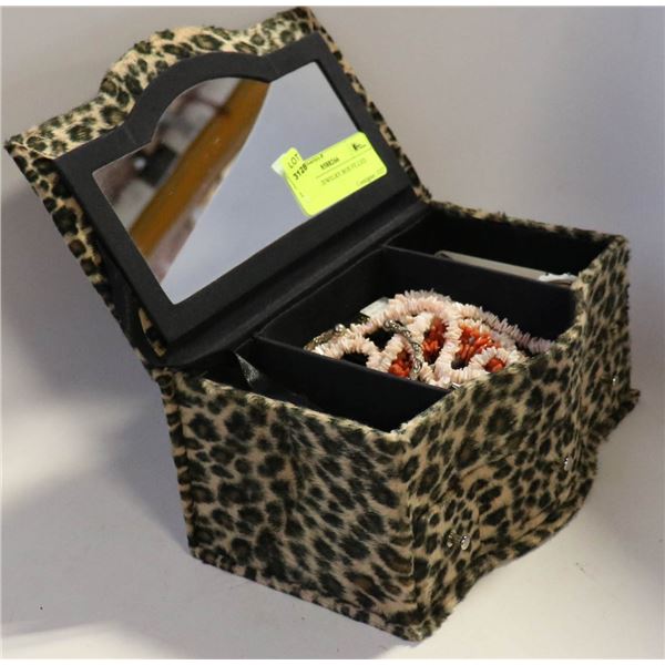 LEOPARD JEWELRY BOX FILLED