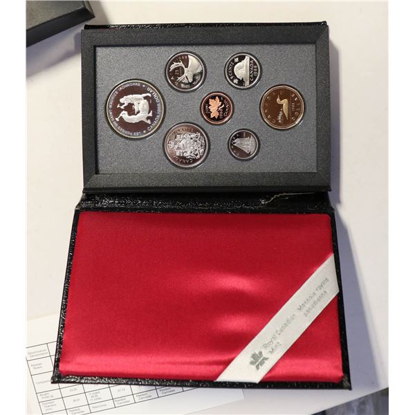 RCM 1988 PROOF SET- 7 COIN DOUBLE DOLLAR