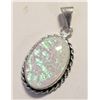Image 1 : #68- AUSTRALIAN TRIPLE OPAL PENDANT