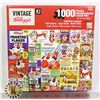 NEW 1000PC VINTAGE KELLOGGS PUZZLE -FROSTED