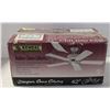 Image 1 : NEVER USED, IN BOX 42" WHITE CEILING FAN