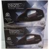 Image 1 : 2 NEW BLACK STEAMPLY TRAVEL STEAMERS