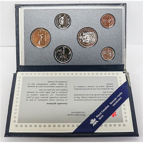 1992 SPECIMEN 6 COIN SET