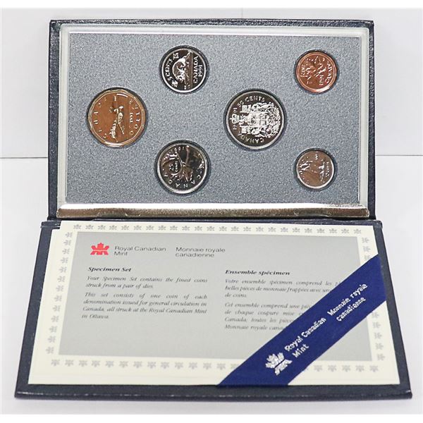 1991 SPECIMEN 6 COIN SET
