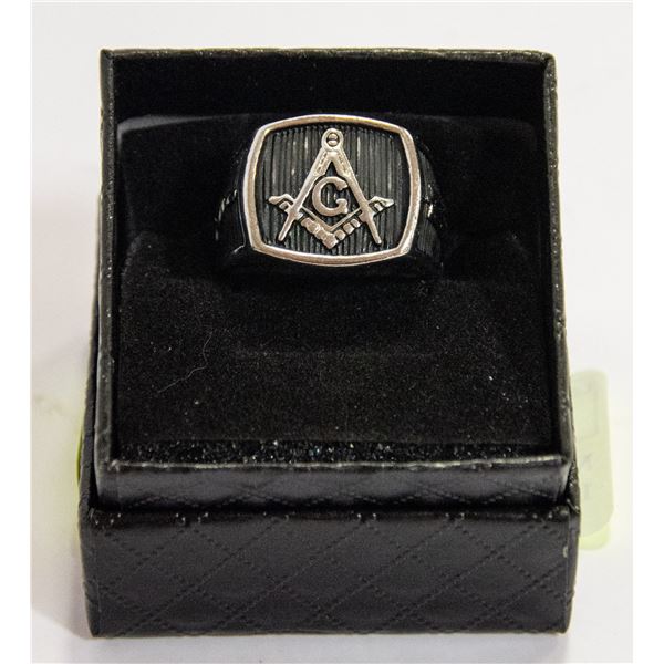 NEW MENS FREEMASON RING SIZE 11