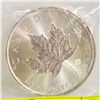 Image 1 : 1 TROY OUNCE SILVER .999 MAPLE LEAF