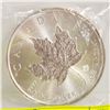 Image 1 : 1 TROY OUNCE SILVER .999 MAPLE LEAF