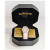 Image 1 : NEW BRAND NAME "DUFONTE LADIES PINK LEATHER WATCH