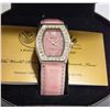 Image 2 : NEW BRAND NAME "DUFONTE LADIES PINK LEATHER WATCH