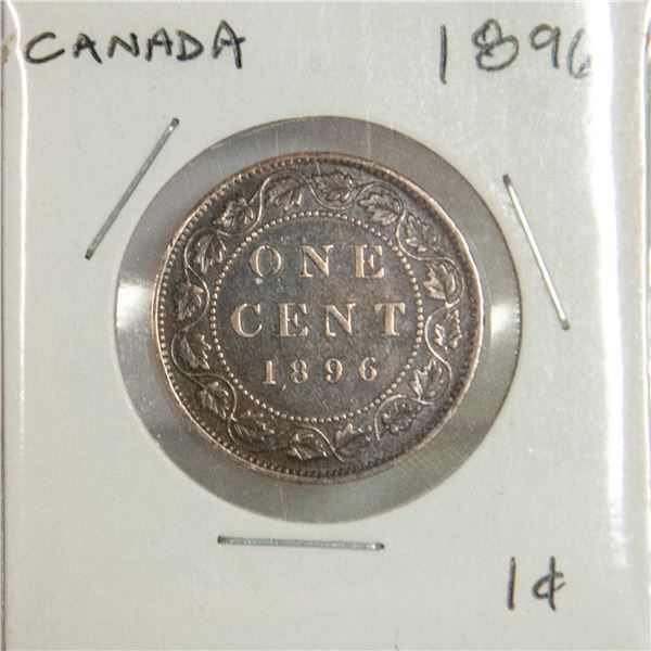 1896 CANADIAN ONE CENT COIN