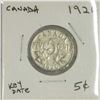 Image 1 : 1926 CANADIAN FIVE CENT NICKEL COIN - KEY DATE