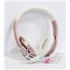 Image 1 : PINK + WHITE DR DRE BEATS LOOK-A-LIKE HEADPHONES