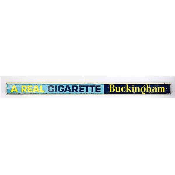 AUTHENTIC BUCKINGHAM DISPLAY SIGN 17-1/2  X 1-1/2