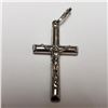 196) SILVER CROSS PENDANT