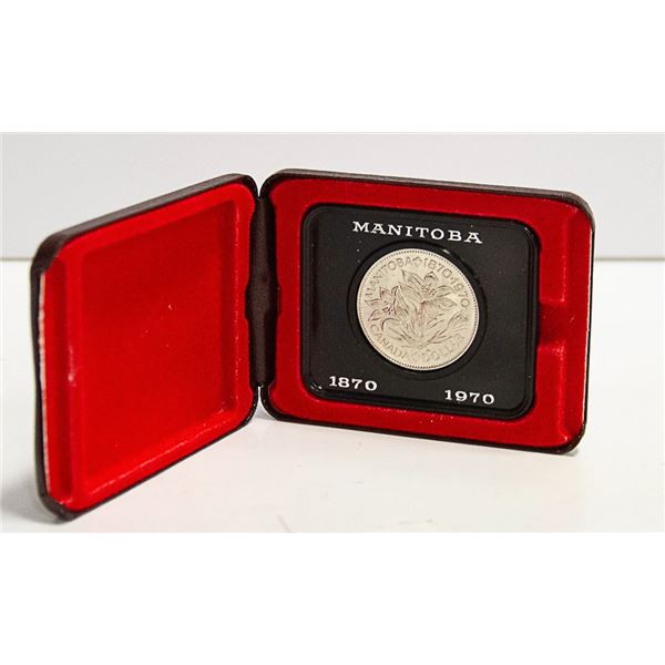 CANADA 1970 RCM MANITOBA CENTENNIAL SILVER