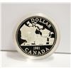 Image 2 : CANADA 1981 RCM TRANS CANADIAN SILVER ONE DOLLAR