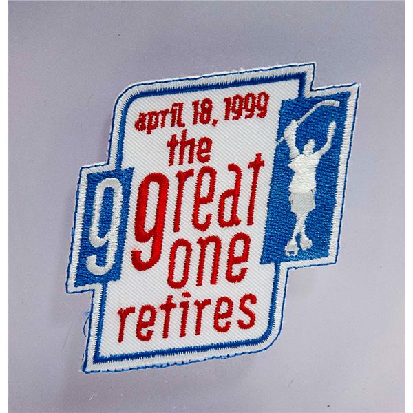 WAYNE GRETZKY RETIREMENT PATCH