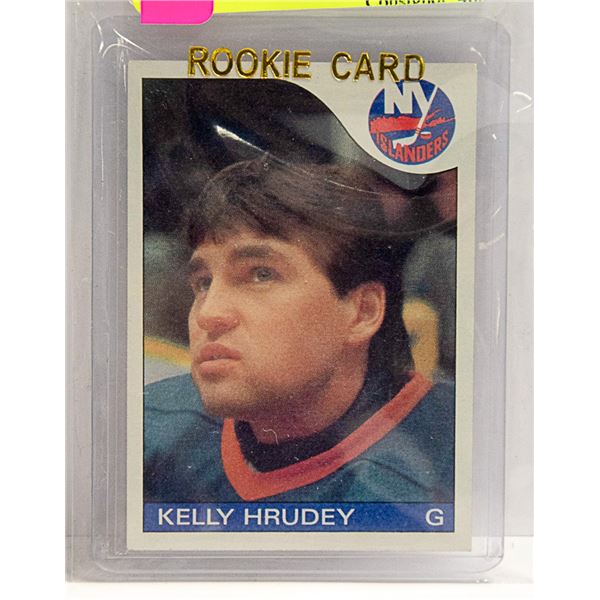 1985-86 KELLY HRUDEY ROOKIE CARD