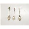 3 STERLING SILVER COLLECTOR SPOONS