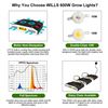 Image 2 : NEW WHITE WILLS 600WATT FULL SPECTRUM GROW LIGHT