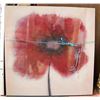 Image 1 : PAIR OF SHOWHOME FLOWER PICTURES 26" X 26"