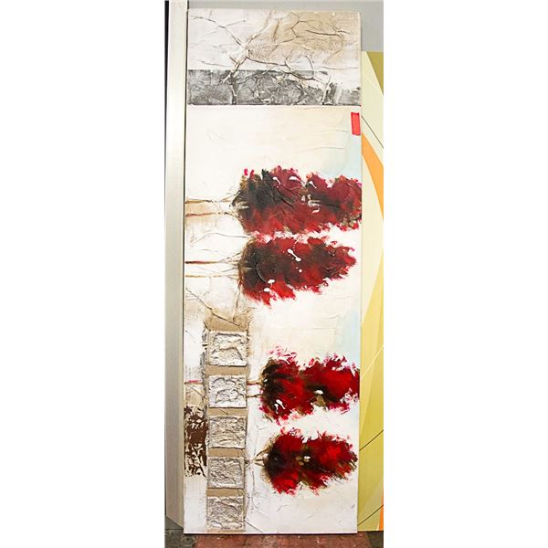 SHOWHOME PICTURE W/ RED TREES 20" X 59"