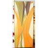 SHOWHOME  ABSTRACT ORANGE & GREEN PICTURE