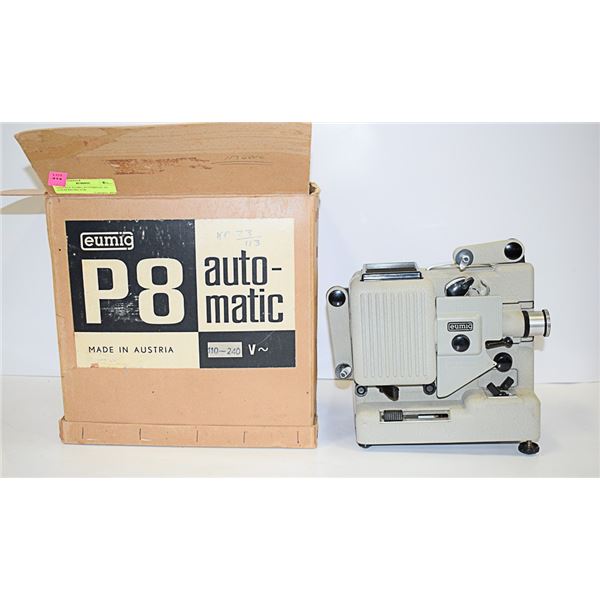 VINTAGE EUMIG AUTOMATIC P8 ZOOM PROJECTOR