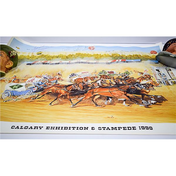 PAIR OF SIGNED CALGARY STAMPEDE POSTERS