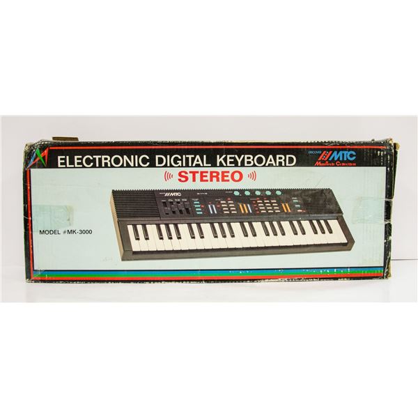 MTC ELECTRONIC DIGITAL KEYBOARD IN ORIGINAL BOX