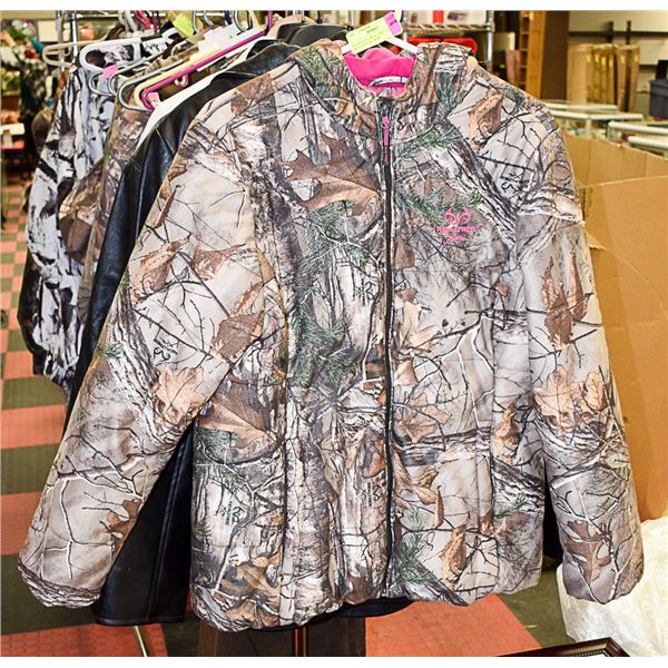 LADIES COAT REAL TREE CAM INSULATED XL 46-48