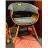 Image 1 : DANISH DESIGN GREY OCCASIONAL CHAIR