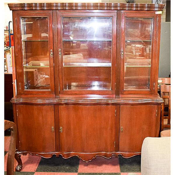 VINTAGE BALL & CLAW FOOT BUFFET & HUTCH