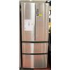 Image 1 : HAIER STAINLESS 15CU FT 4 DOOR FRENCH DOOR FRIDGE