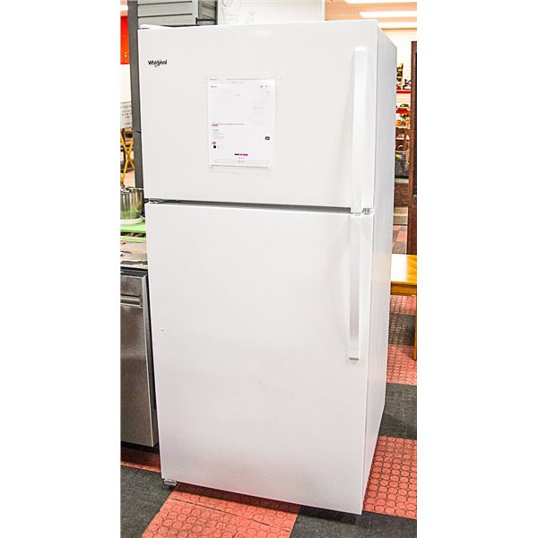 WHIRLPOOL 30  WIDE TOP FREEZER FRIDGE